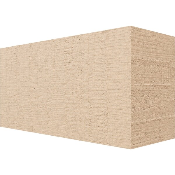 Ekena Millwork 6in. W x 8in. H x 16in. L Block Woodgrain TimberThane Rafter Tail, Primed Tan RFTUR06X08X16BLKRCPR - main